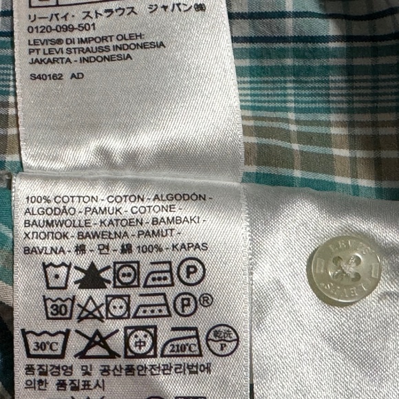 Upcycled Levi's Mickey Mouse Plaid Shirt - Picture 11 of 11